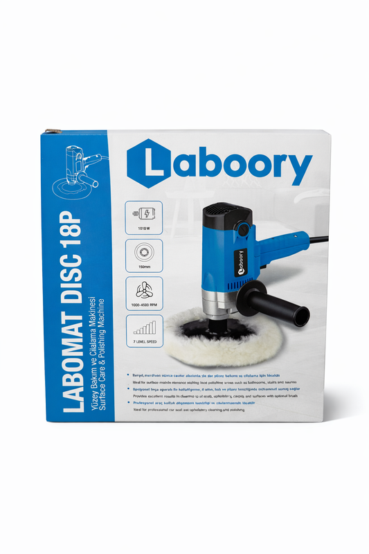Laboory Labomat Disc 18P Dik Polisaj ve Fırçalama Makinesi