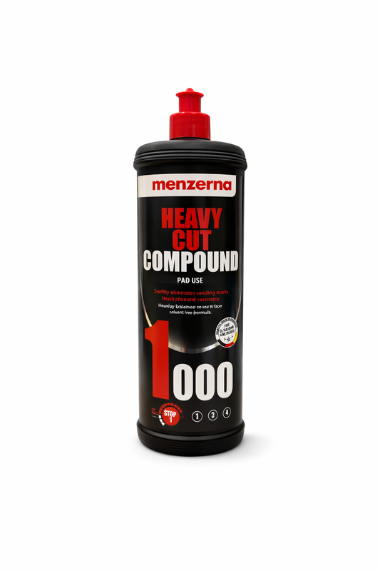 Menzerna 1000 Heavy Cut Compound Improved Formulation - Kalın Çizik Giderici Pasta Geliştirilmiş Formülasyon - 1 LT