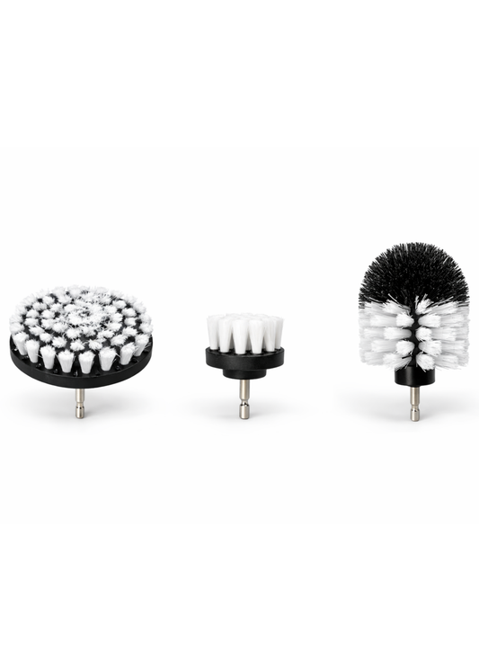 Dervisches 3'lü Beyaz Yumuşak Uçlu Matkap Fırçası