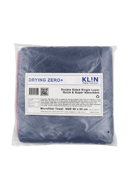 KLIN Drying Zero+ Plus 90x65 cm Mikrofiber Çift Taraflı Kurulama Havlusu 1000 GSM