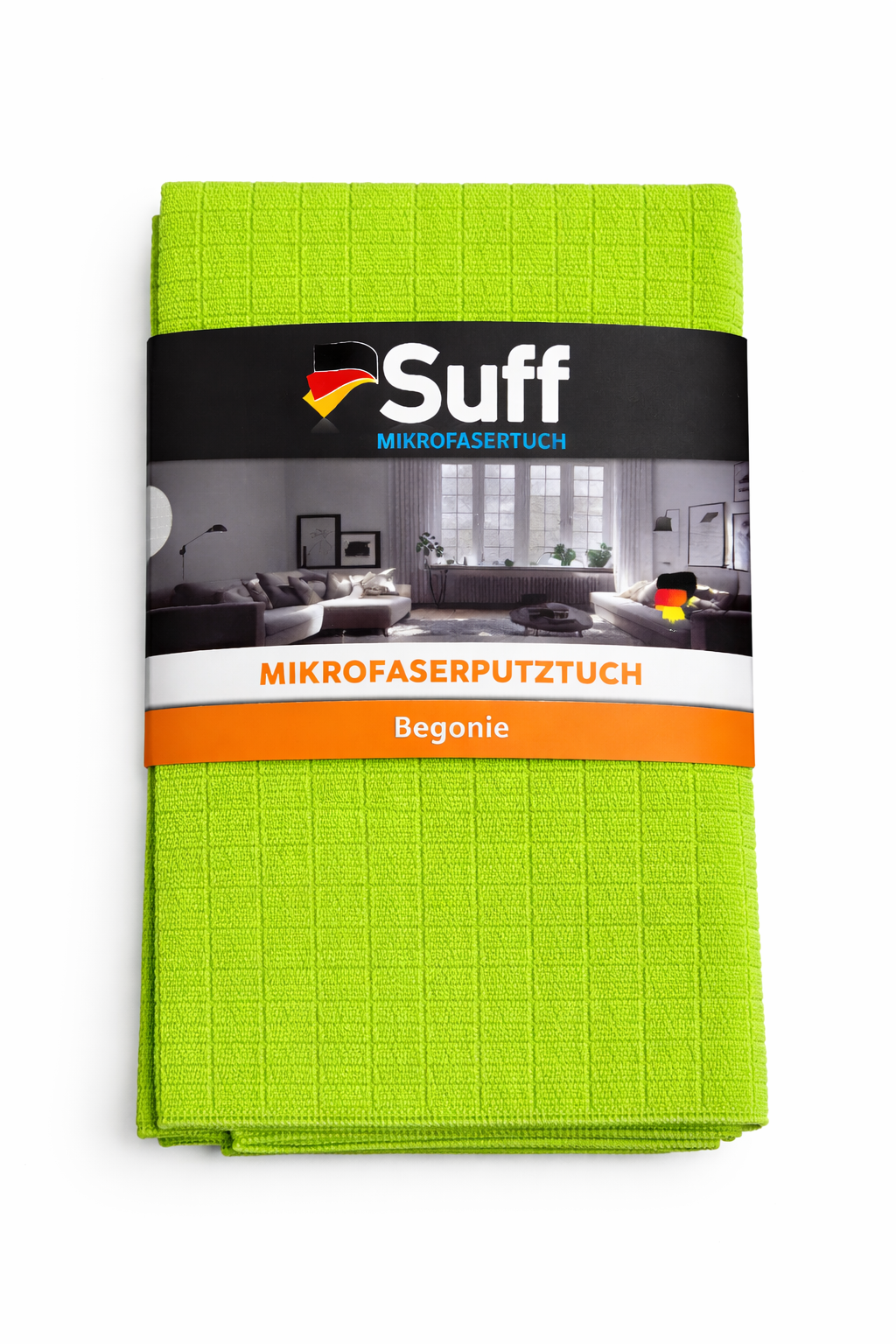 Suff Begonya Kareli Mikrofiber Temizlik Bezi (50×70 cm)