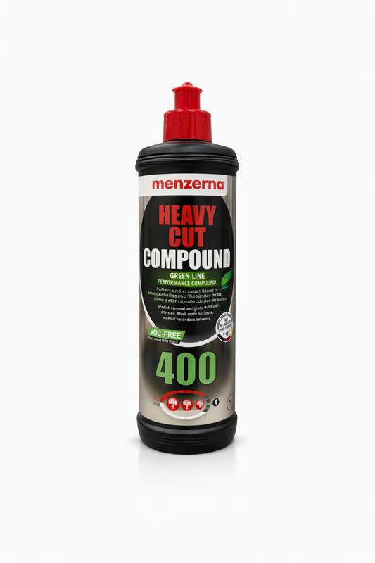 Menzerna 400 Heavy Cut Compound Green Line - Ağır Çizik Giderici Pasta Yeşil Seri - 1 LT