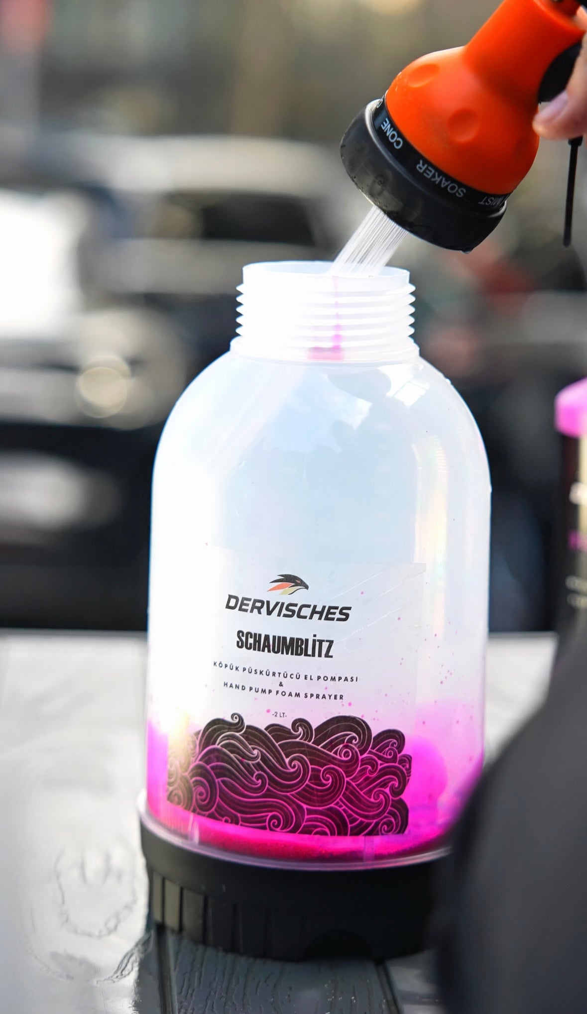 Dervisches Schaumblitz Köpük Püskürtücü Basınçlı El Pompası 2 LT